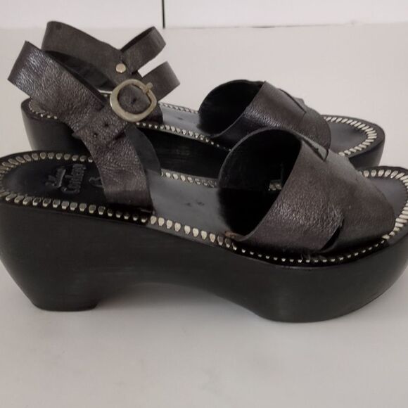 Caleen Cordero wooden platform sandals/clogs - Picture 6 of 11